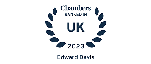 Edward Davis - Ranked in Chambers UK 2023