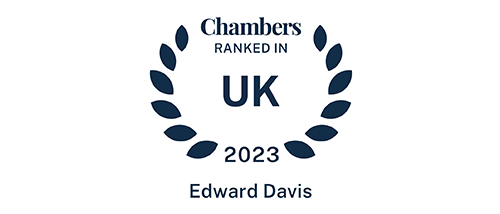 Edward Davis - Ranked in Chambers UK 2023 Edward Davis - Ranked in Chambers UK 2023