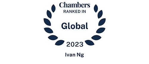 Ivan Ng - Ranked in - Chambers Global 2023