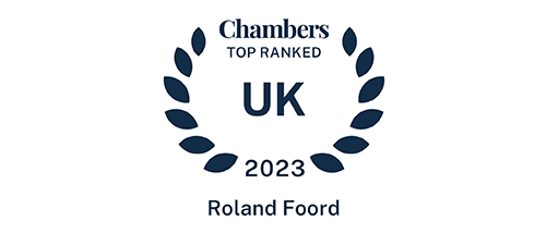 Roland Foord - Top ranked - Chambers UK 2023