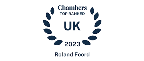 Roland Foord - Top ranked - Chambers UK 2023 Roland Foord - Top ranked - Chambers UK 2023